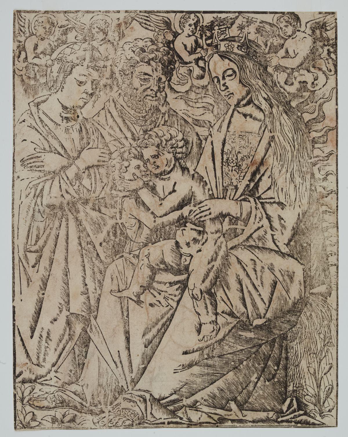 Sacra Famiglia con Gesù Bambino S. Caterina e S. Giovannino