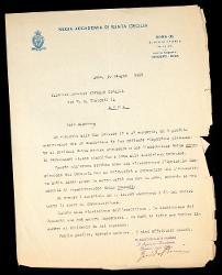  Lettera di Guido Boni a Alfredo Casella, Roma 30 giugno 1926