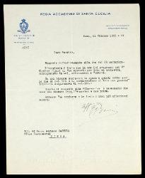  Lettera di Guido Boni a Alfredo Casella, Roma 11 ottobre 1933