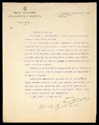  Lettera di Romolo Giraldi a Alfredo Casella, Roma 09 settembre 1932