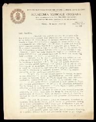  Lettera di Sandro Raselli a Alfredo Casella, Siena 24 marzo 1942