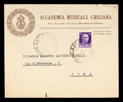  Lettera di Guido Chigi S[aracini] a Alfredo Casella, Siena 03 luglio 1943