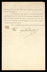  Lettera di Guido Chigi S[aracini] a Alfredo Casella, Siena 21 dicembre 1945