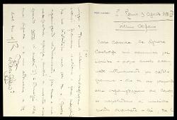  Lettera di Franco Alfano a Alfredo Casella, San Remo 03 agosto 1931