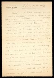  Lettera di Franco Alfano a Alfredo Casella, San Remo 23 ottobre 1942