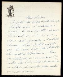 Lettera di Luisa Baccara a Alfredo Casella, Gardone Riviera 05 settembre 1936