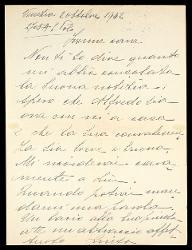  Lettera di Luisa Baccara a Yvonne Casella Muller, Venezia 02 ottobre 1942