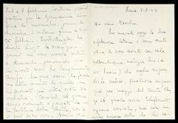  Lettera di Marcella Barzetti a Alfredo Casella, Siena 09 agosto 1943