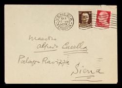  Lettera di Massimo Bontempelli a Alfredo Casella, Venezia 09 luglio 1942