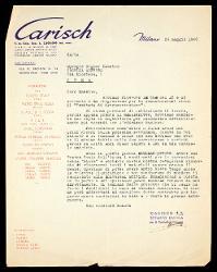  Lettera di [Igino] Robbiani a Alfredo Casella, Milano 24 maggio 1946