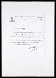  Lettera di Alfredo Casella a Gianandrea Gavazzeni, [Trieste] 7 marzo [1934 ca]