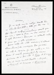  Lettera di Alfredo Casella a Alberto Mantelli, Olevano Romano 23 luglio 1946