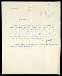  Lettera di Alfredo Casella a Ugo Ojetti, [Roma] 05 marzo 1930