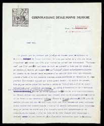  Lettera di Alfredo Casella a Marc Pincherle, Roma 29 dicembre 1927