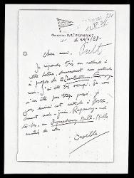  Lettera di Alfredo Casella a Universal-Edition, a bordo dell'