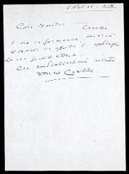  Lettera di Yvonne Casella Muller a Vito Frazzi, s.l. 05 novembre 1935