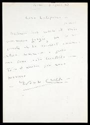  Lettera di Yvonne Casella Muller a Gian Francesco Malipiero, Roma 07 aprile 1947