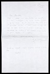  Lettera di Felice Casorati a Alfredo Casella, Torino 28 gennaio 1937