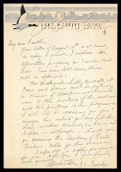  Lettera di Elizabeth Sprague Coolidge a Alfredo Casella, s.l. [fine agosto 1931]