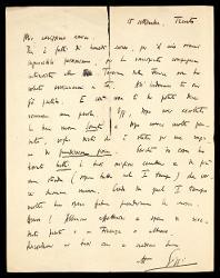  Lettera di Luigi Dallapiccola a Alfredo Casella, Trento 15 settembre [1938]