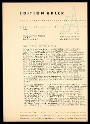  Lettera di Hartmann a Alfredo Casella, Berlino 29 settembre 1932