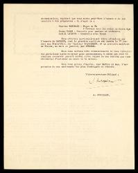  Lettera di [Albert] Neuburger a Alfredo Casella, Parigi 31 ottobre 1933