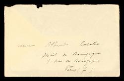  Lettera di Robert Godet a Alfredo Casella, Parigi 29 giugno [1938 ca.]