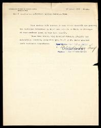  Lettera di Wolff a Alfredo Casella, Berlino 29 aprile 1932
