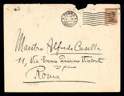  Lettera di Gian Francesco Malipiero a Alfredo Casella, Parma 05 marzo 1922
