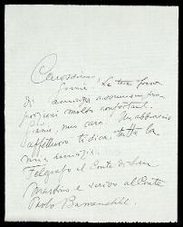  Lettera di Gian Francesco Malipiero a Alfredo Casella, Asolo (Treviso) 09 gennaio 1933