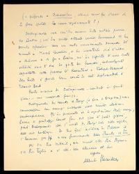  Lettera di Alberto Mantelli a Alfredo Casella, Torino 04 agosto 1946