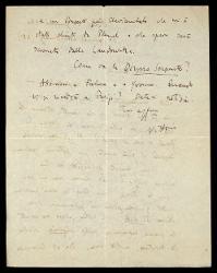  Lettera di Vittorio Rieti a Alfredo Casella, Parigi 28 gennaio 1930