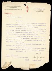  Lettera di Giuseppe Mulè a Alfredo Casella, Roma 21 gennaio 1930