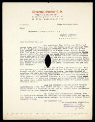  Lettera di W. Rothe a Alfredo Casella, Vienna 22 agosto 1934