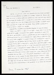  Lettera di Alfredo Casella a Paul Collaer, Roma 05 novembre 1945