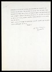  Lettera di Alfredo Casella a Paul Collaer, Roma 05 novembre 1945