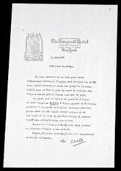  Lettera di Alfredo Casella a Elizabeth Sprague Coolidge, New York 25 febbraio 1927