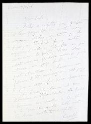  Lettera di Alfredo Casella a Fedele d'Amico, Roma 11 gennaio 1946