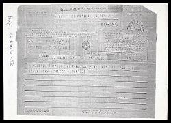  Telegramma di Alfredo Casella a Guido M. Gatti, Parigi 17 dicembre 1920