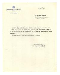 Nino Rota a Luigi Rossini, Bari 1 luglio 1975