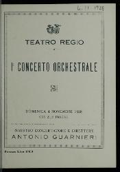  Torino, Teatro Regio. [Senza titolo] 4 novembre 1928