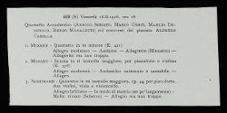  Roma, Sala dell'Accademia di S. Cecilia. [Senza titolo] 18 febbraio 1916