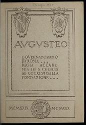  Roma, Augusteo. Mostra di Musica Contemporanea a cura del Sindacato Nazionale Musicisti 25 maggio 1930