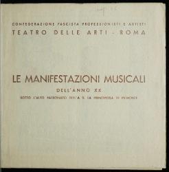  Roma, Teatro delle Arti. [Senza titolo] [4]  1942