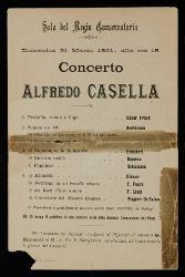  Torino, Conservatorio di musica. [Senza titolo] 31 marzo 1901