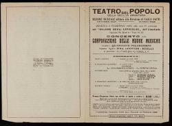  Milano, Salone degli Affreschi. Concerto della Corporazione delle Nuove Musiche 6 febbraio 1925