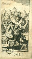La Zenobia Zenobia a cavallo / Antiporta figurata