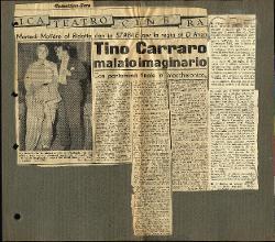 Tino Carraro malato immaginario
				 : Martedì Molière al Ridotto con la STABILE per la regia di D'Anzo giugno 1951
