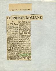 Le prime romane. Liolà 3 atti di Luigi Pirandello
				 23 aprile 1960