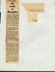 Una sorella di Mirandolina
				 : Al Nuovo 25 ottobre 1961